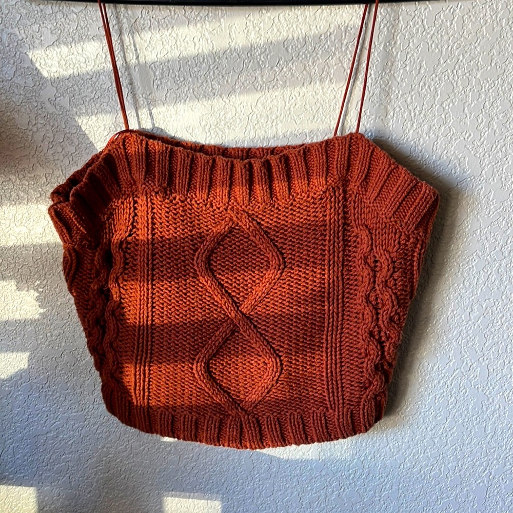 Knitted tank top